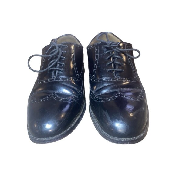 Johnston&Murphy Sheepskin Black Leather Lace Up Dress Men\'s Shoes Size 10D main image 5